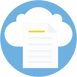 Cloud data icon