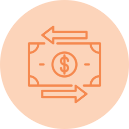 Money transfer icon