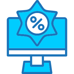 Online discount icon