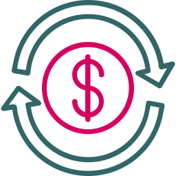 Money exchange icon