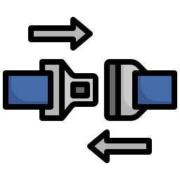 Seat belt icon