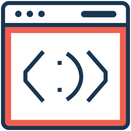 Web programming icon