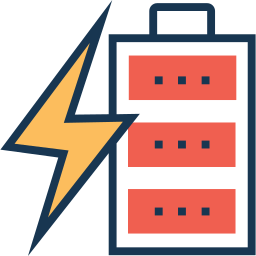 charge de la batterie Icône