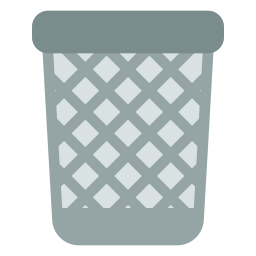 Trash can icon