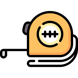 Measuring tape icon