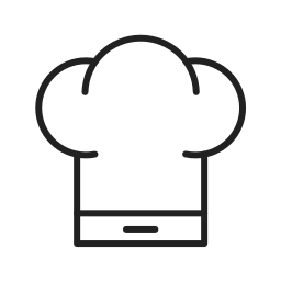 Cook hat icon