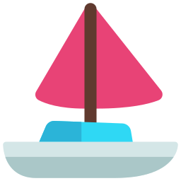 Sail boat icon