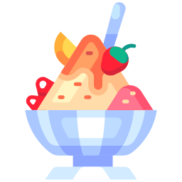 Shaved ice icon