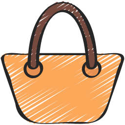 Beach bag icon