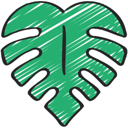 Monstera leaf icon