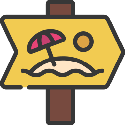 Road sign icon