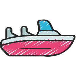 Speed boat icon