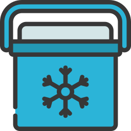 Portable fridge icon