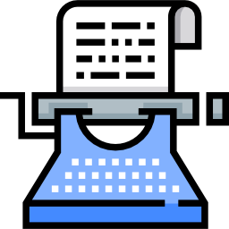 Typewriter icon