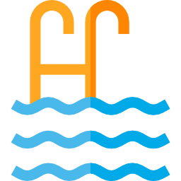 la natation Icône