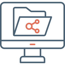 condivisione di file icona