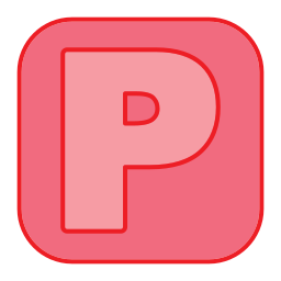 文字p icon