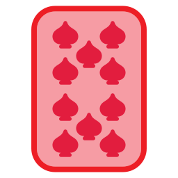 Ten of spades icon