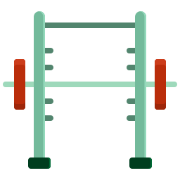 equipamento de ginástica Ícone