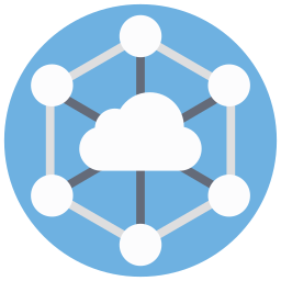 Cloud sharing icon