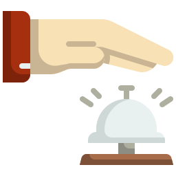 Desk bell icon