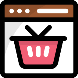 Online shop icon