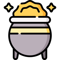 Gold pot icon