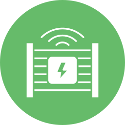 Electric fence icon