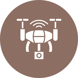 Smart drone icon