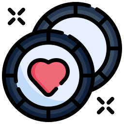 Poker chips icon