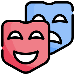 Theatre mask icon