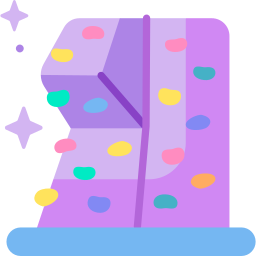 Climbing wall icon