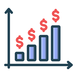 Profit growth icon