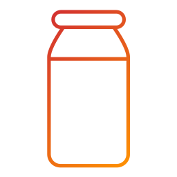 Milk bottle icon