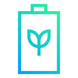 Eco battery icon