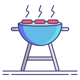 BBQ grill icon