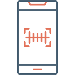 scanner di codici a barre icona
