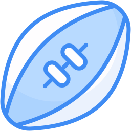 Rugby ball icon