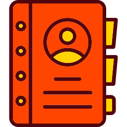 Contact book icon