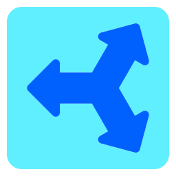 Three arrows icon