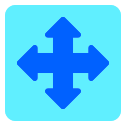 Four arrows icon