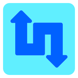 Two arrows icon