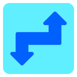 Two arrow icon