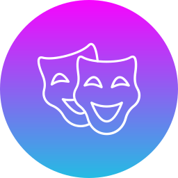 theater maskers icoon