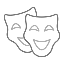 Theater masks icon