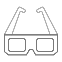 3d glasses icon