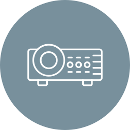 Video projector icon