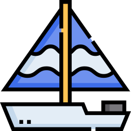 Sailing boat icon