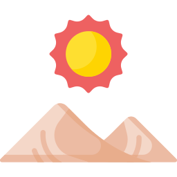 deserto Ícone