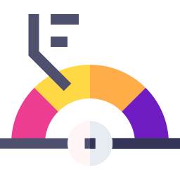 grafico a ciambella icona